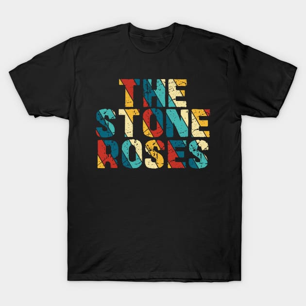 Retro Color - The Stone Roses T-Shirt by Arestration